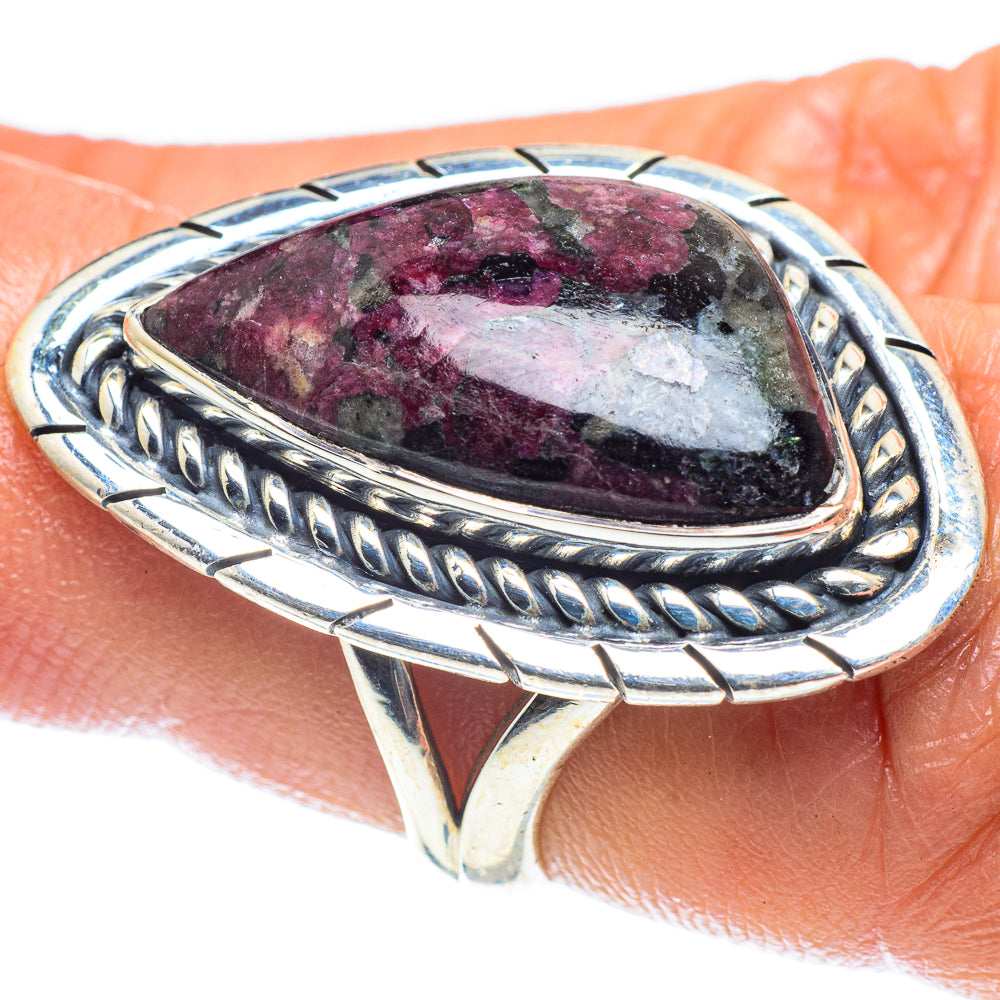 Russian Eudialyte Rings handcrafted by Anasilvercos - RING60152