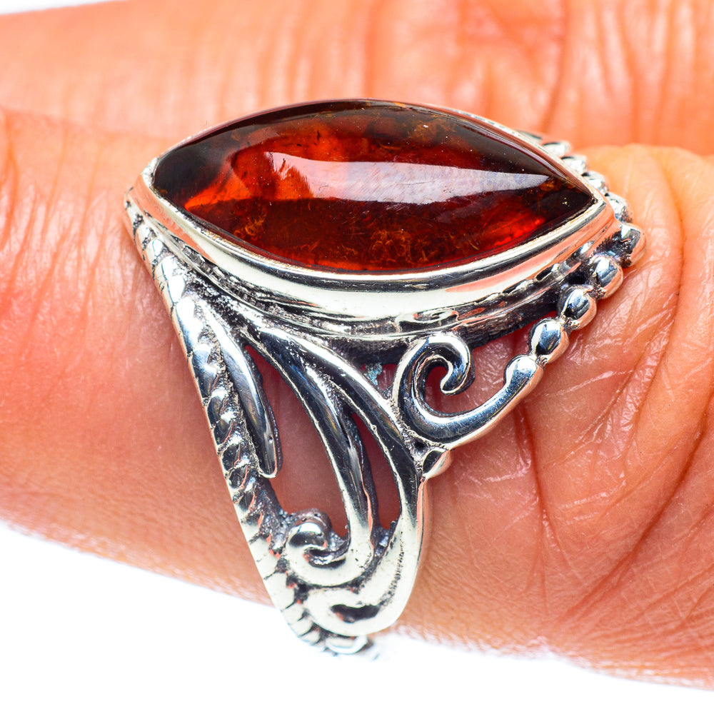 Baltic Amber Rings handcrafted by Anasilvercos - RING60164