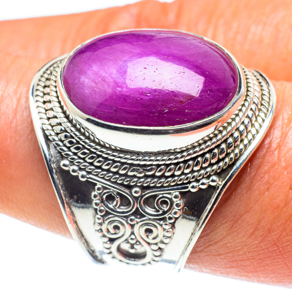 Pink Tourmaline Rings handcrafted by Anasilvercos - RING60173