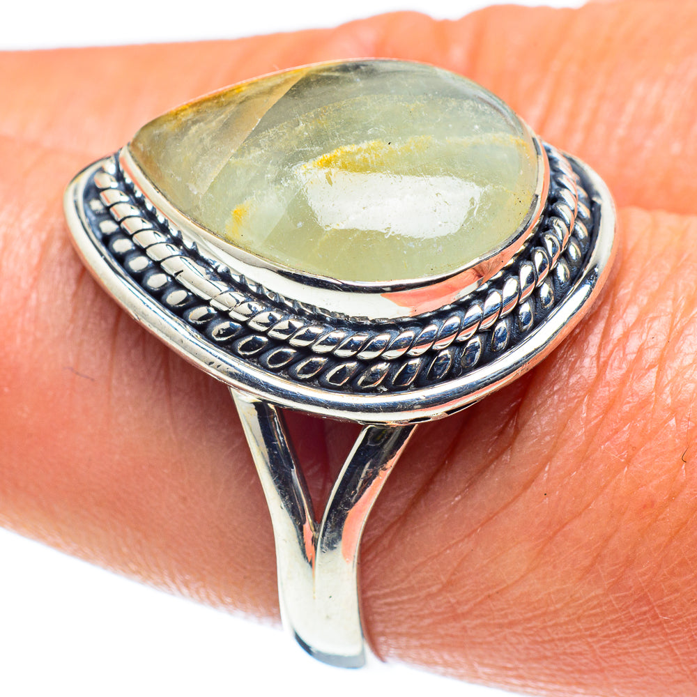 Green Fluorite Rings handcrafted by Anasilvercos - RING60213