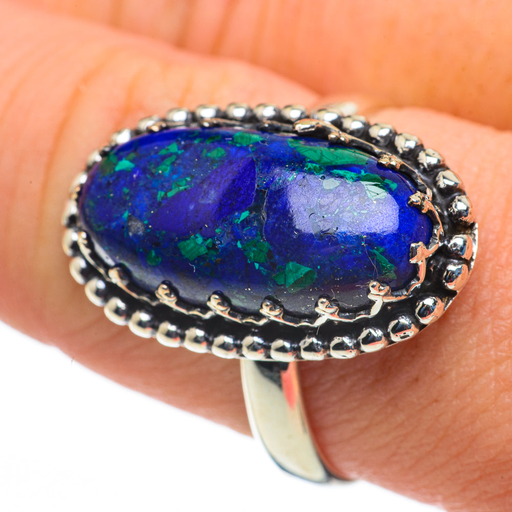 Azurite Rings handcrafted by Anasilvercos - RING60223