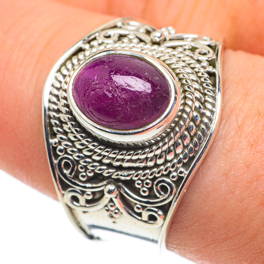 Pink Tourmaline Rings handcrafted by Anasilvercos - RING60235