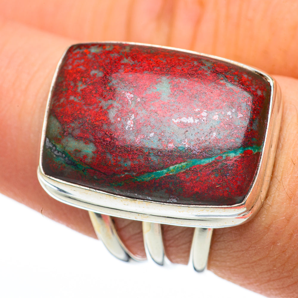 Bloodstone Rings handcrafted by Anasilvercos - RING60237