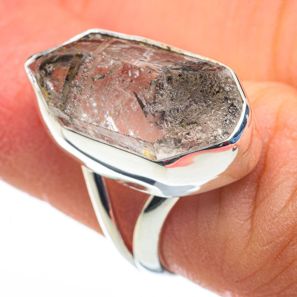 Herkimer Diamond Rings handcrafted by Anasilvercos - RING60251