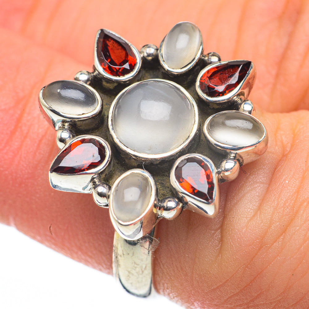 Moonstone Rings handcrafted by Anasilvercos - RING60277