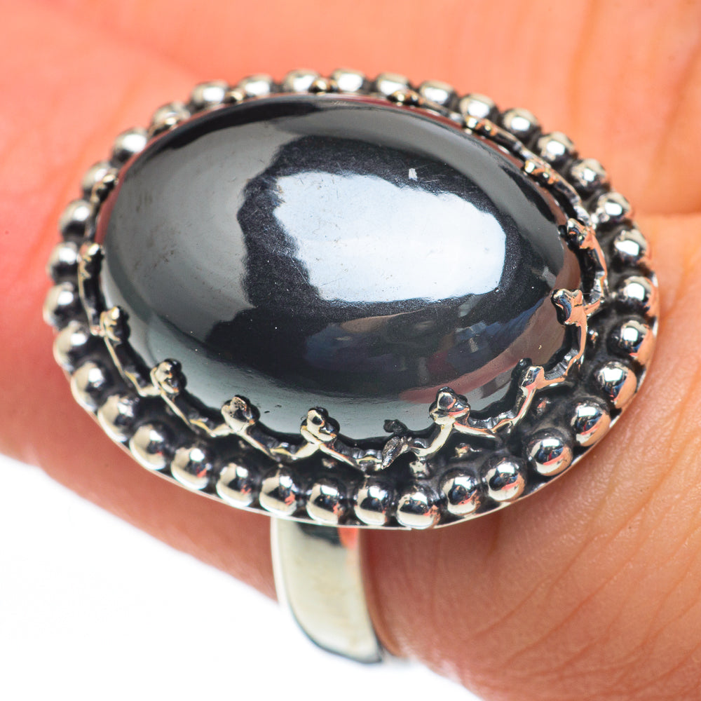 Hematite Rings handcrafted by Anasilvercos - RING60295