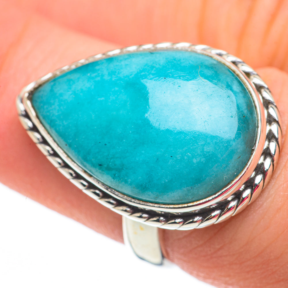 Larimar Rings handcrafted by Anasilvercos - RING60301