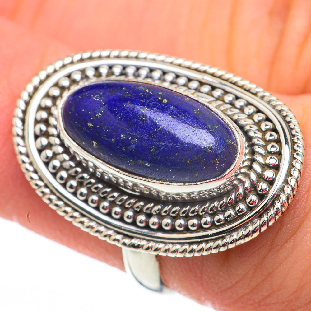 Lapis Lazuli Rings handcrafted by Anasilvercos - RING60302