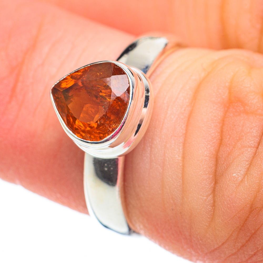 Mandarin Citrine Rings handcrafted by Anasilvercos - RING60314