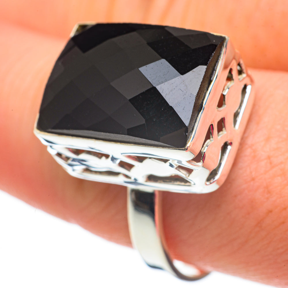 Black Onyx Rings handcrafted by Anasilvercos - RING60326