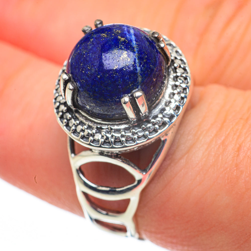 Lapis Lazuli Rings handcrafted by Anasilvercos - RING60337