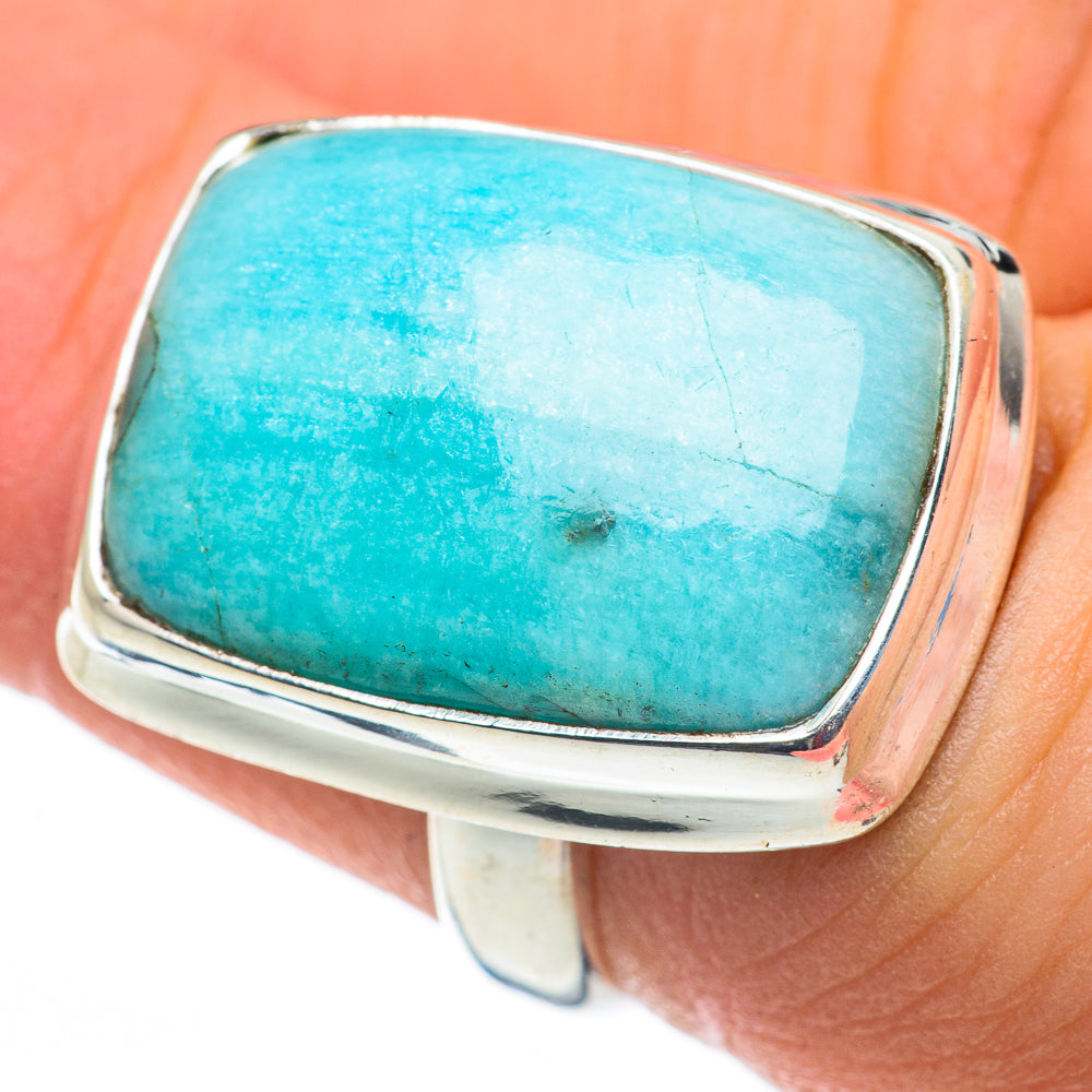 Larimar Rings handcrafted by Anasilvercos - RING60340