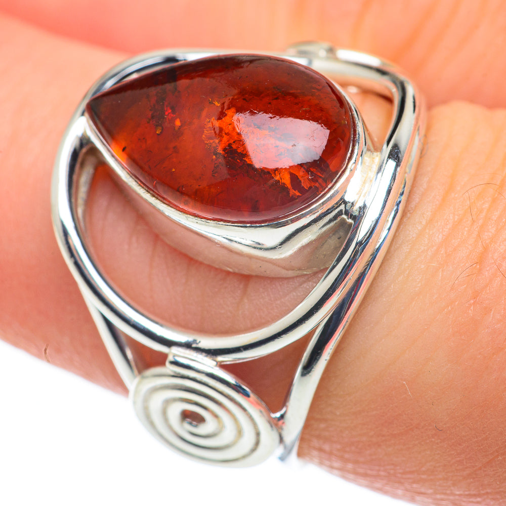 Baltic Amber Rings handcrafted by Anasilvercos - RING60348