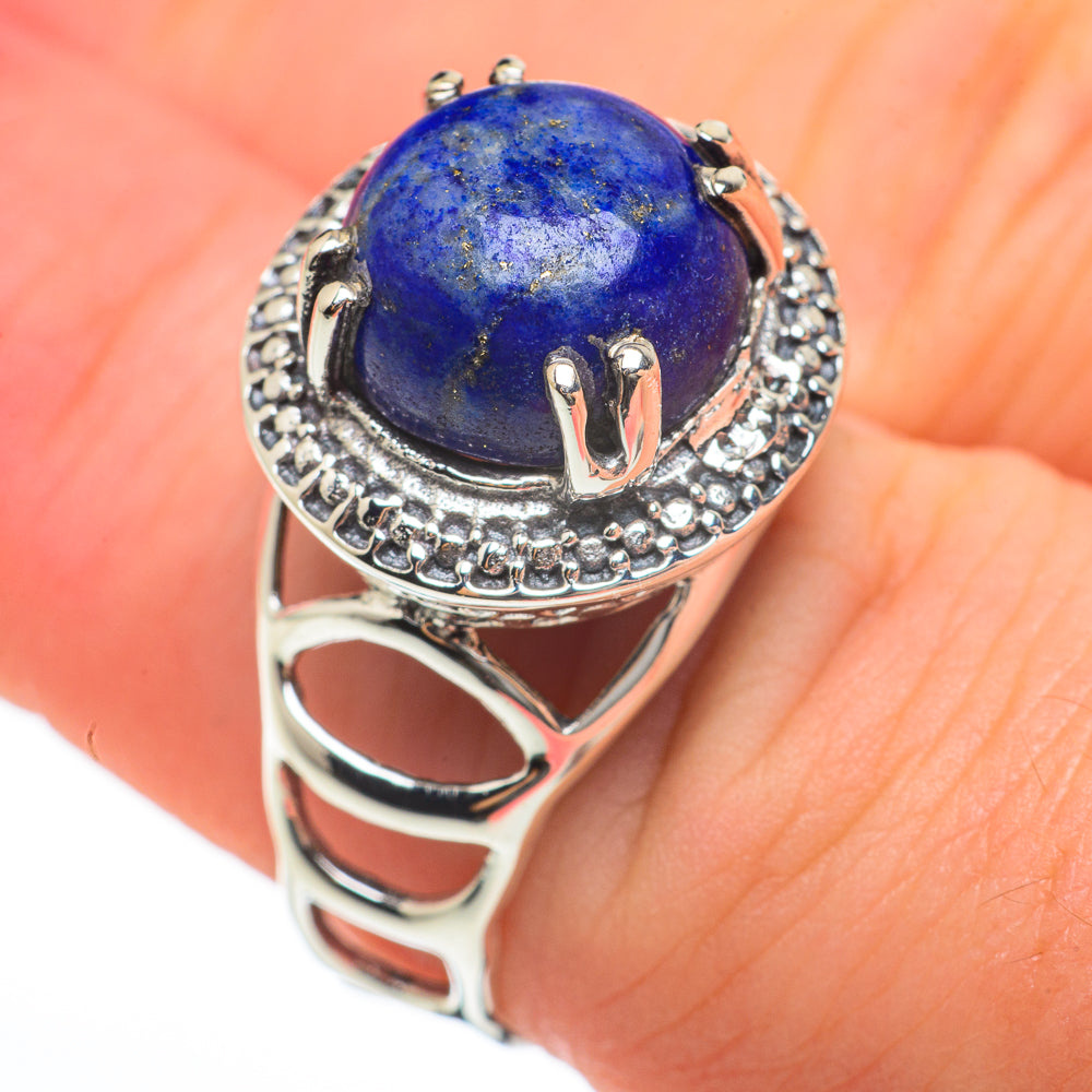 Lapis Lazuli Rings handcrafted by Anasilvercos - RING60355