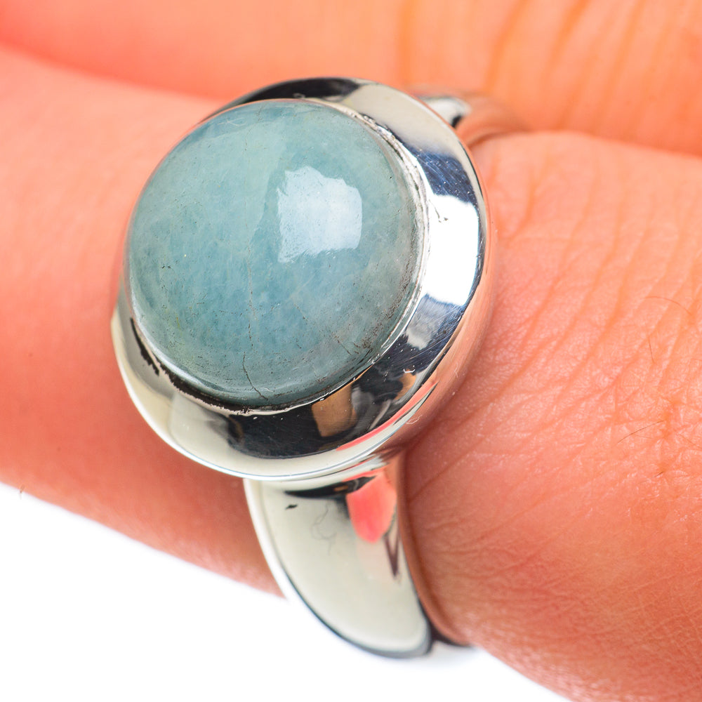 Aquamarine Rings handcrafted by Anasilvercos - RING60357