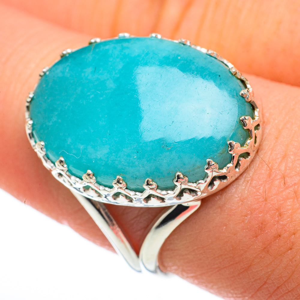 Larimar Rings handcrafted by Anasilvercos - RING60360