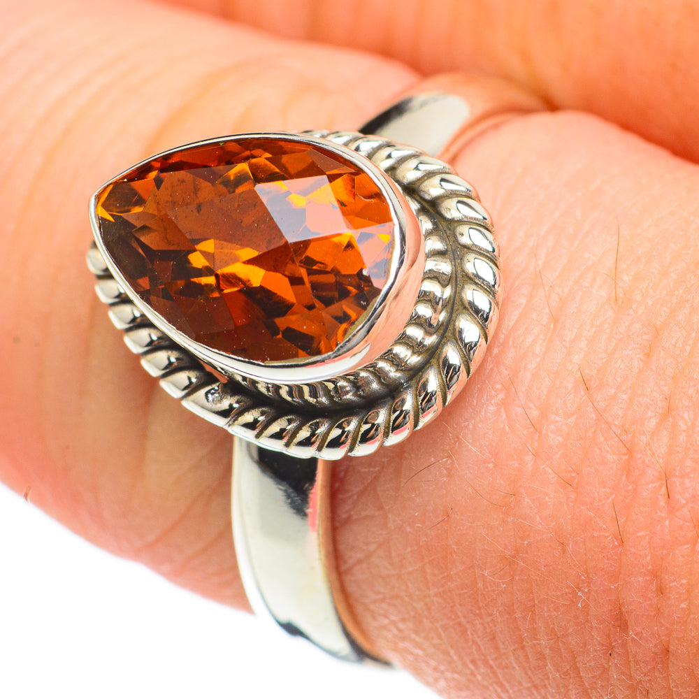 Citrine Rings handcrafted by Anasilvercos - RING60367