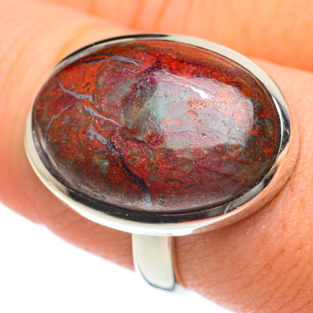 Bloodstone Rings handcrafted by Anasilvercos - RING60371