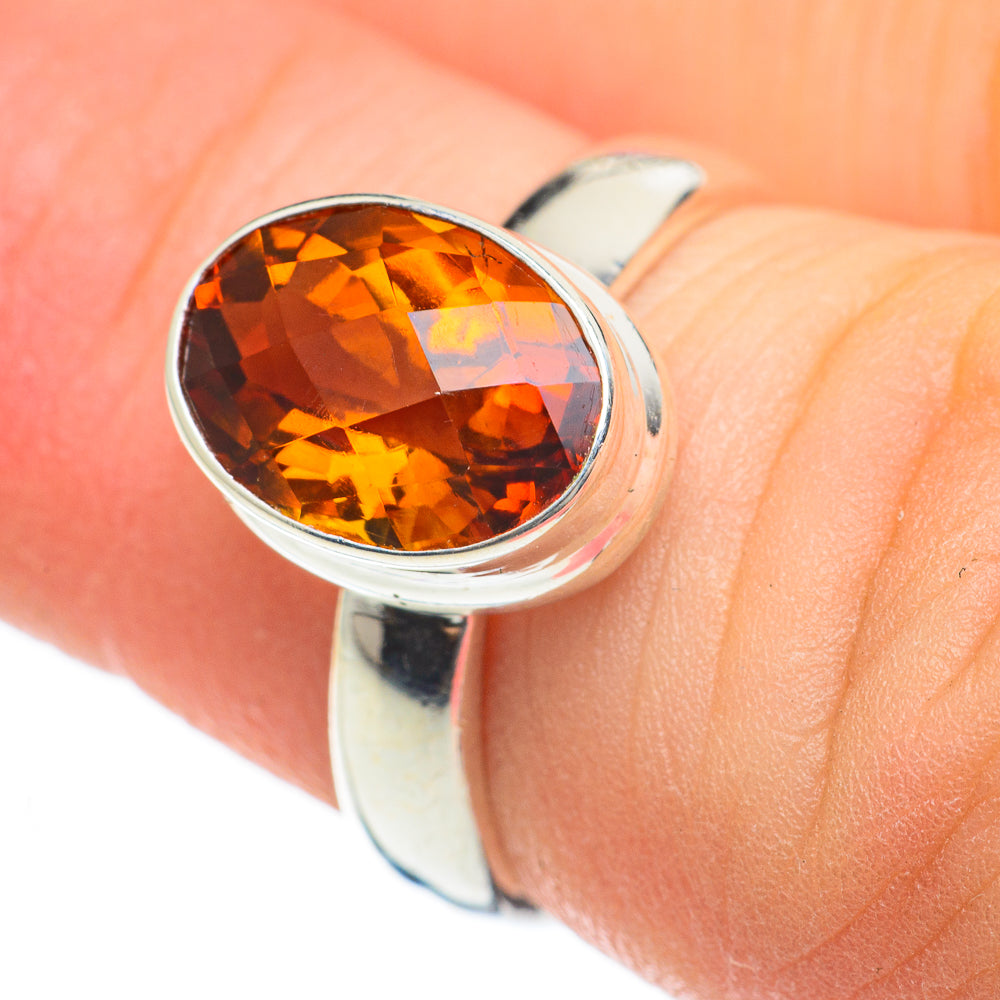 Citrine Rings handcrafted by Anasilvercos - RING60397
