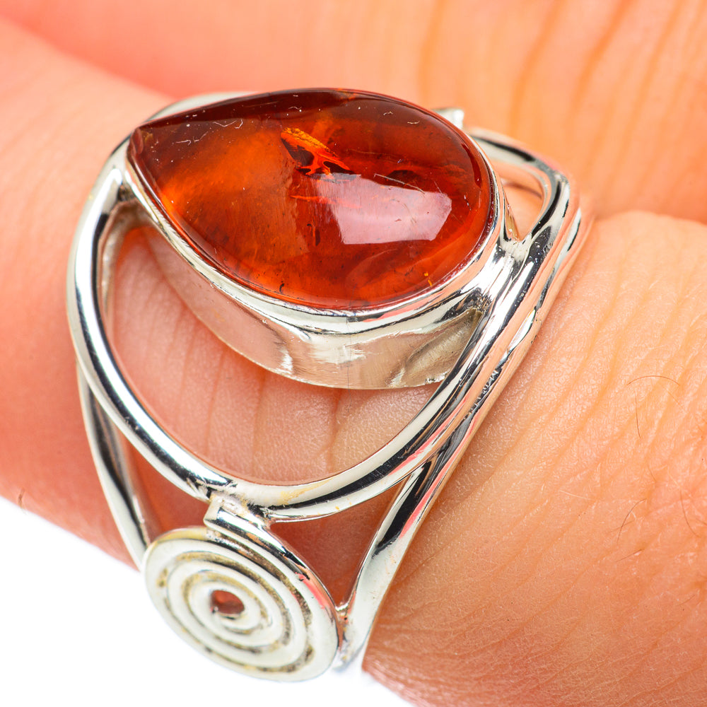 Baltic Amber Rings handcrafted by Anasilvercos - RING60398