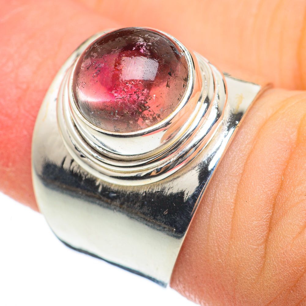Pink Tourmaline Rings handcrafted by Anasilvercos - RING60399