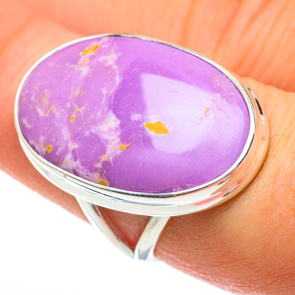 Phosphosiderite Rings handcrafted by Anasilvercos - RING60401