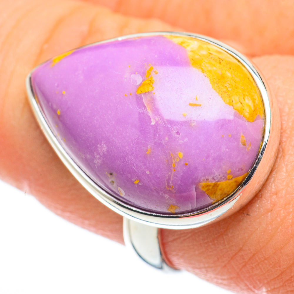 Phosphosiderite Rings handcrafted by Anasilvercos - RING60404