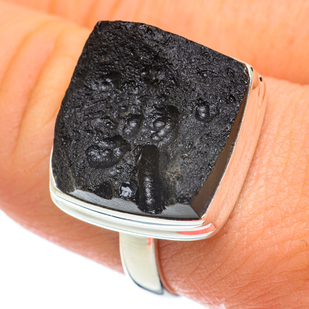 Tektite Rings handcrafted by Anasilvercos - RING60407
