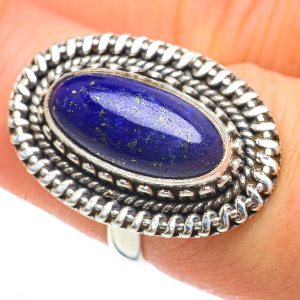 Lapis Lazuli Rings handcrafted by Anasilvercos - RING60417