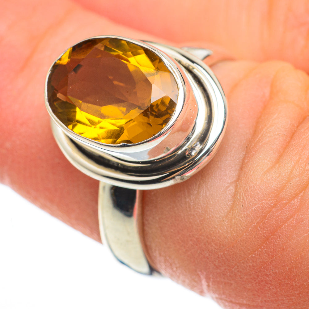 Citrine Rings handcrafted by Anasilvercos - RING60427