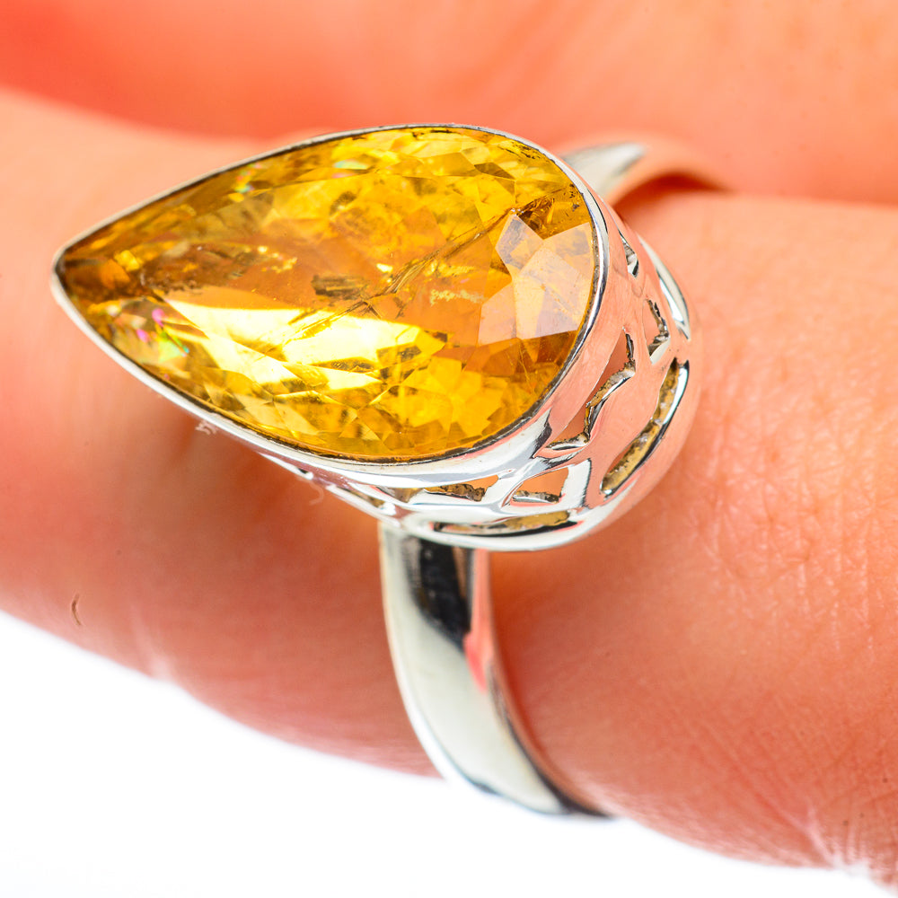 Citrine Rings handcrafted by Anasilvercos - RING60428