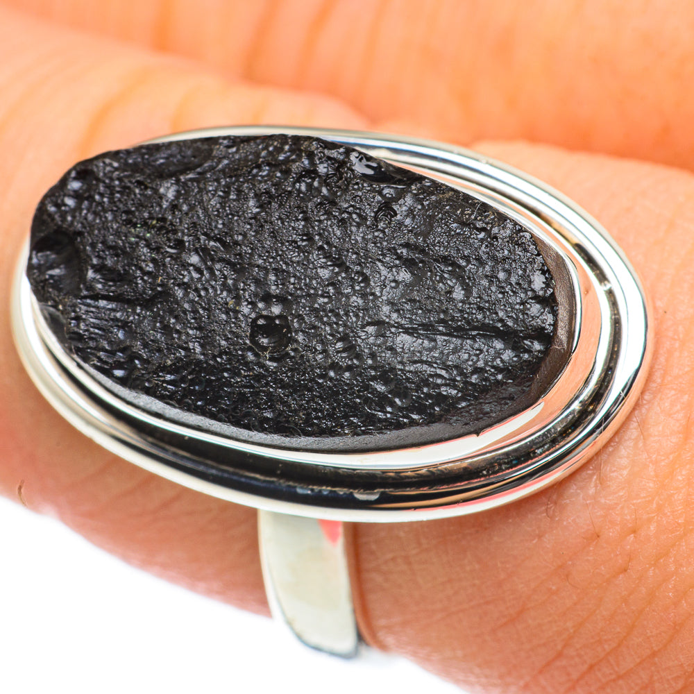 Tektite Rings handcrafted by Anasilvercos - RING60435