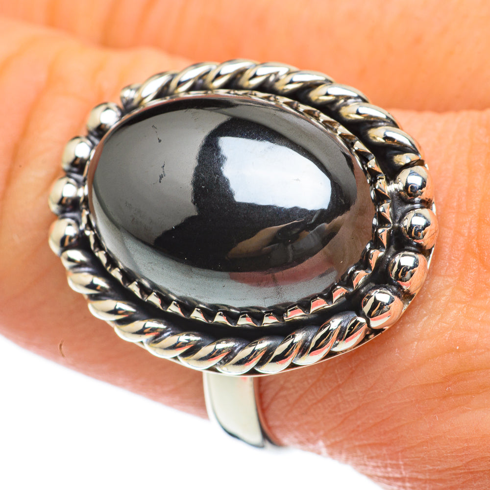 Hematite Rings handcrafted by Anasilvercos - RING60443