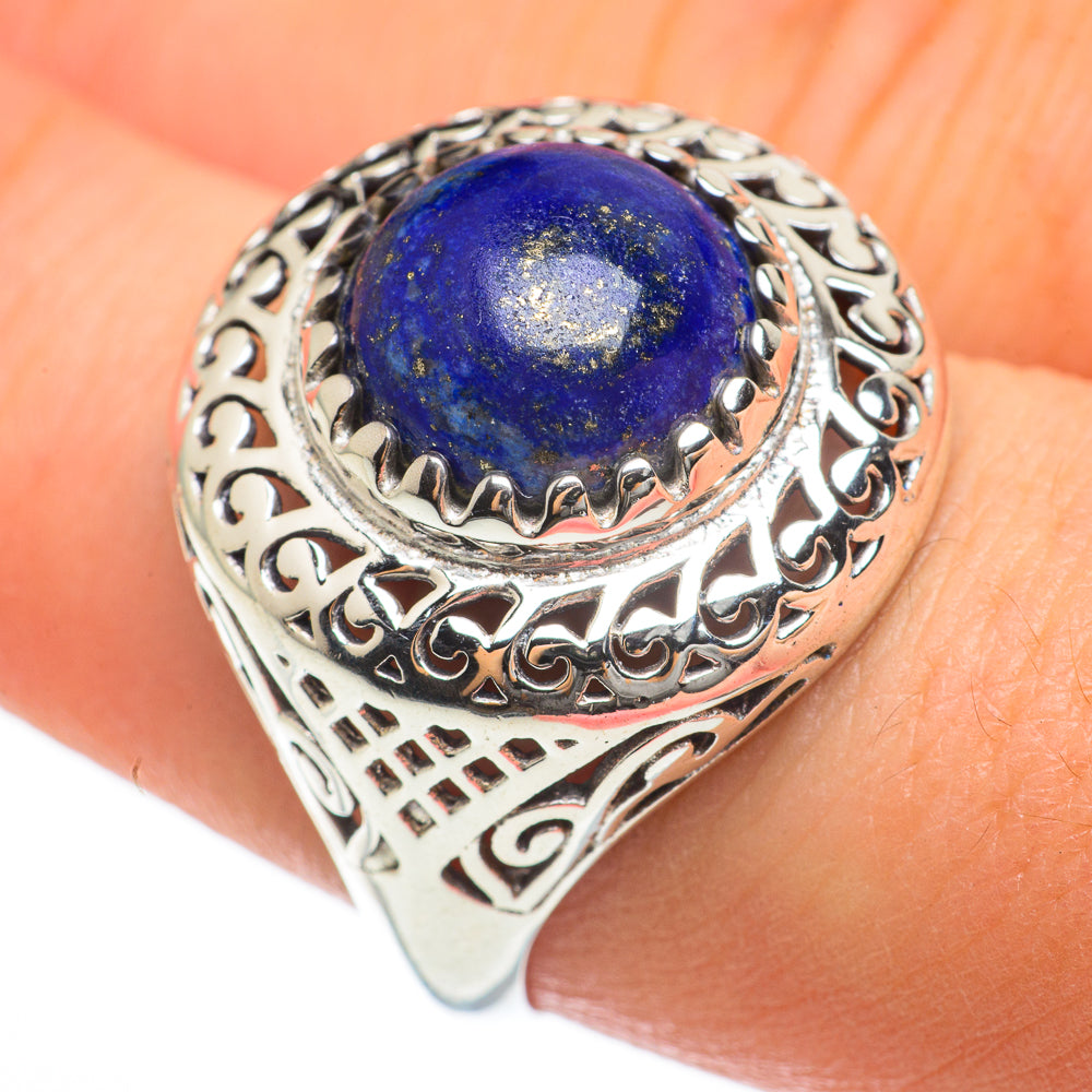 Lapis Lazuli Rings handcrafted by Anasilvercos - RING60444