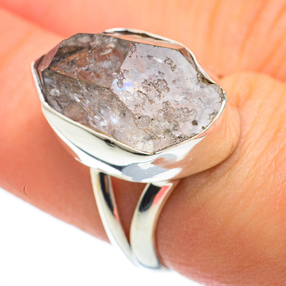 Herkimer Diamond Rings handcrafted by Anasilvercos - RING60465