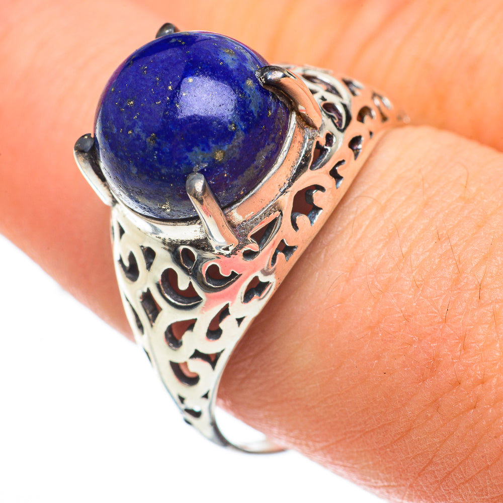 Lapis Lazuli Rings handcrafted by Anasilvercos - RING60469