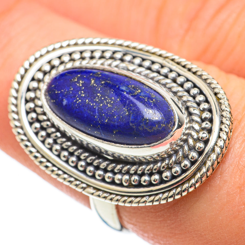 Lapis Lazuli Rings handcrafted by Anasilvercos - RING60470