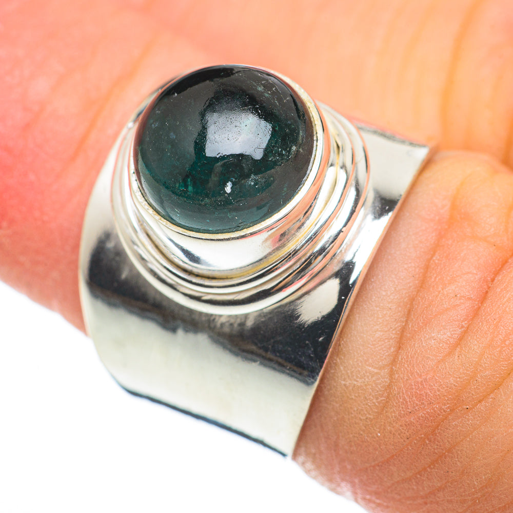 Green Tourmaline Rings handcrafted by Anasilvercos - RING60472