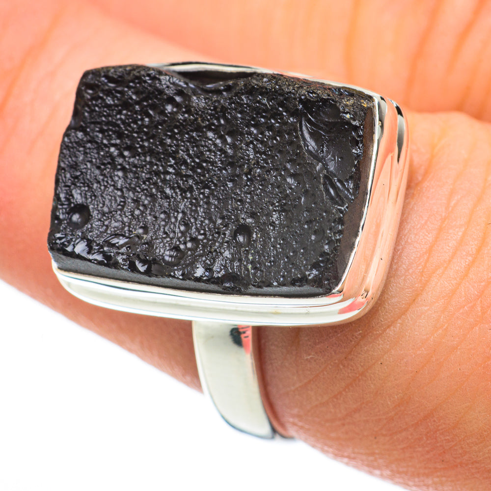 Tektite Rings handcrafted by Anasilvercos - RING60486