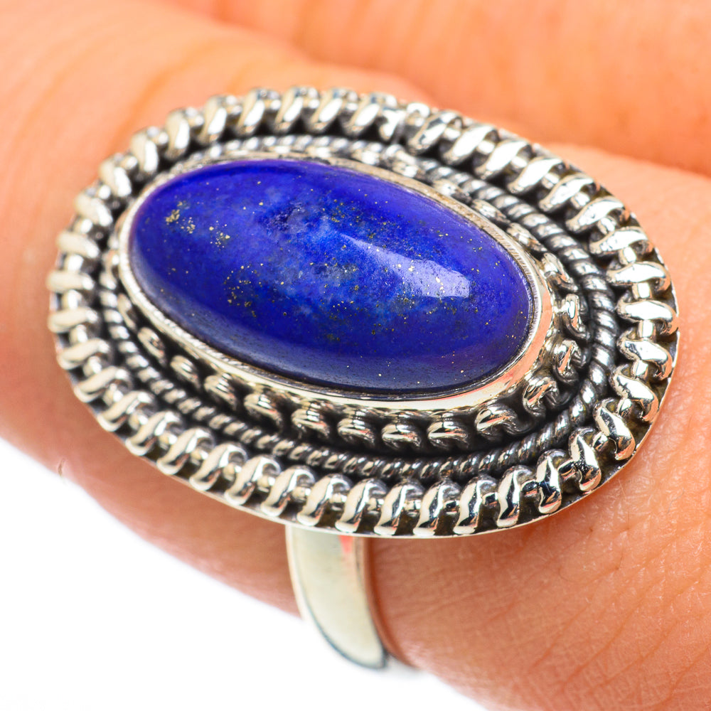 Lapis Lazuli Rings handcrafted by Anasilvercos - RING60493