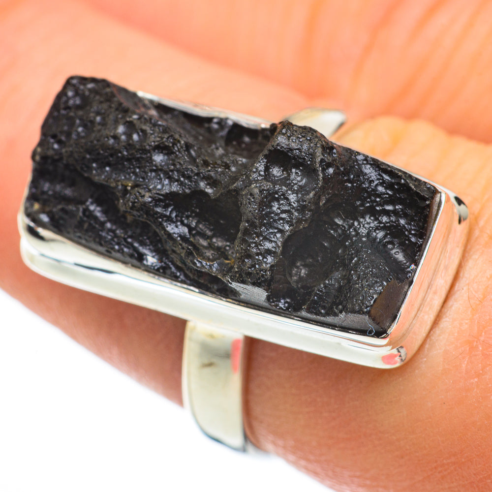 Tektite Rings handcrafted by Anasilvercos - RING60510