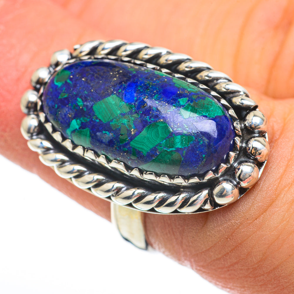 Azurite Rings handcrafted by Anasilvercos - RING60513