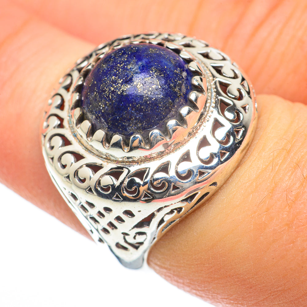 Lapis Lazuli Rings handcrafted by Anasilvercos - RING60517