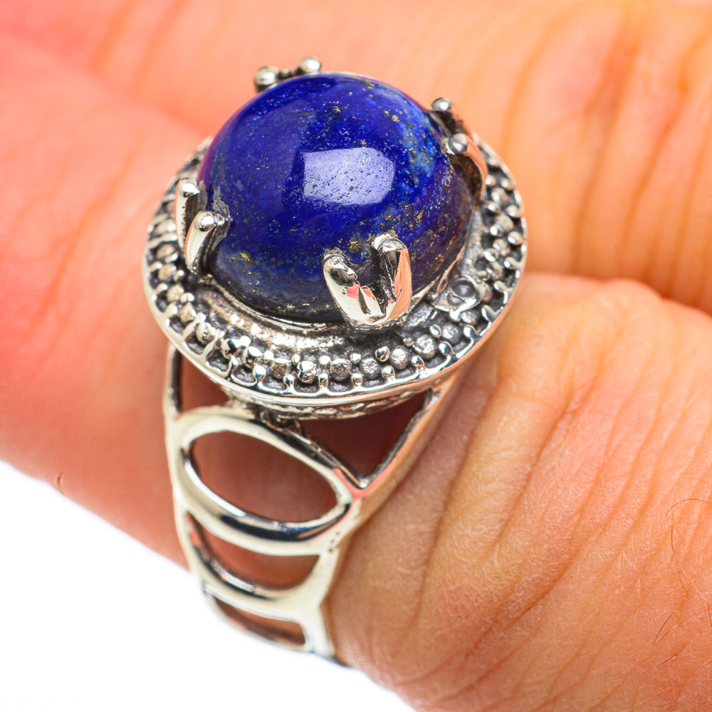 Lapis Lazuli Rings handcrafted by Anasilvercos - RING60518