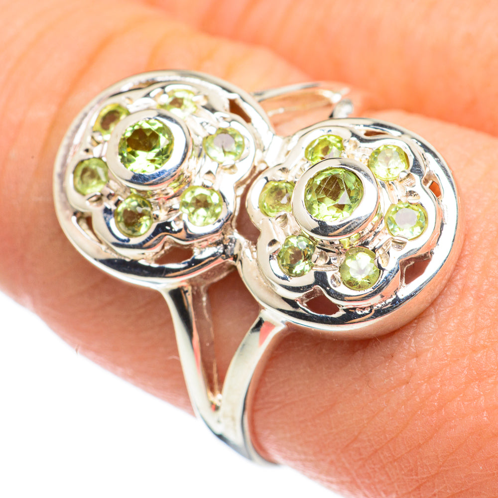Peridot Rings handcrafted by Anasilvercos - RING60524