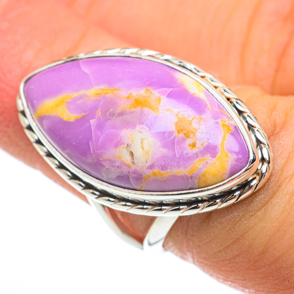 Phosphosiderite Rings handcrafted by Anasilvercos - RING60531
