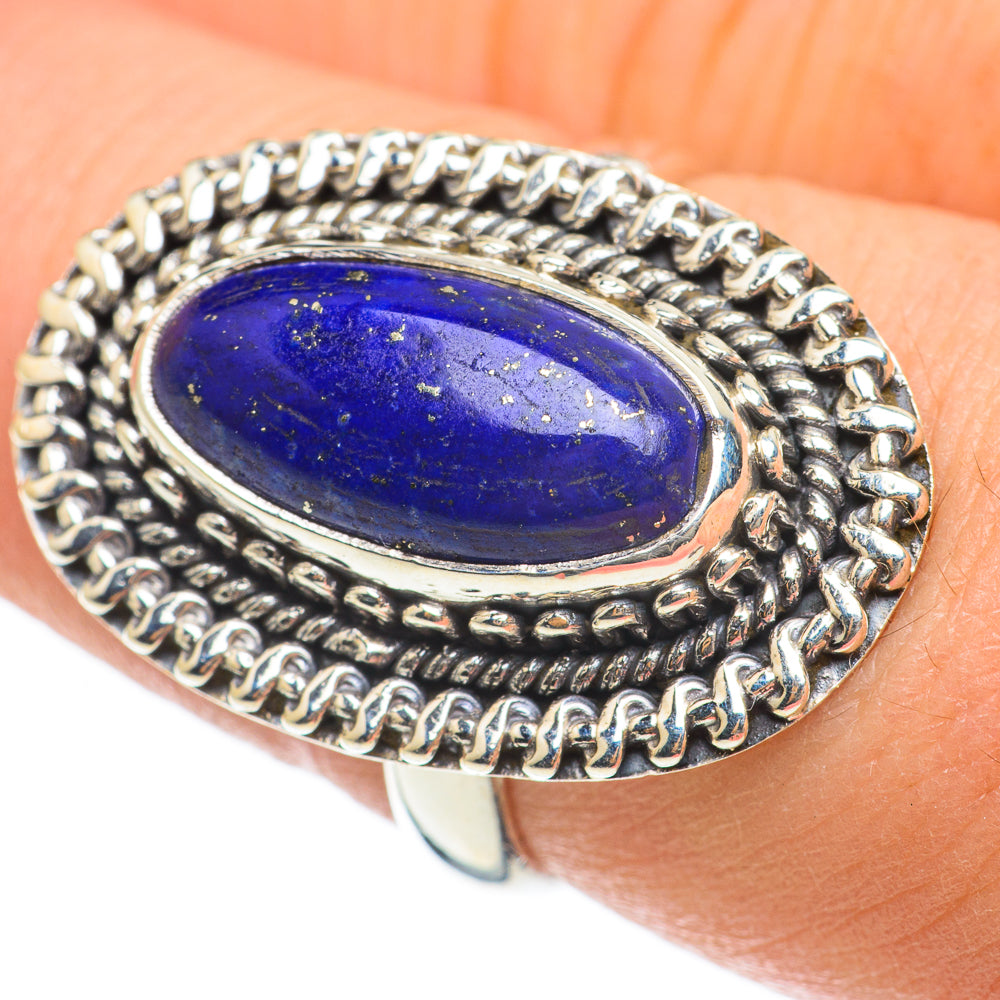 Lapis Lazuli Rings handcrafted by Anasilvercos - RING60539