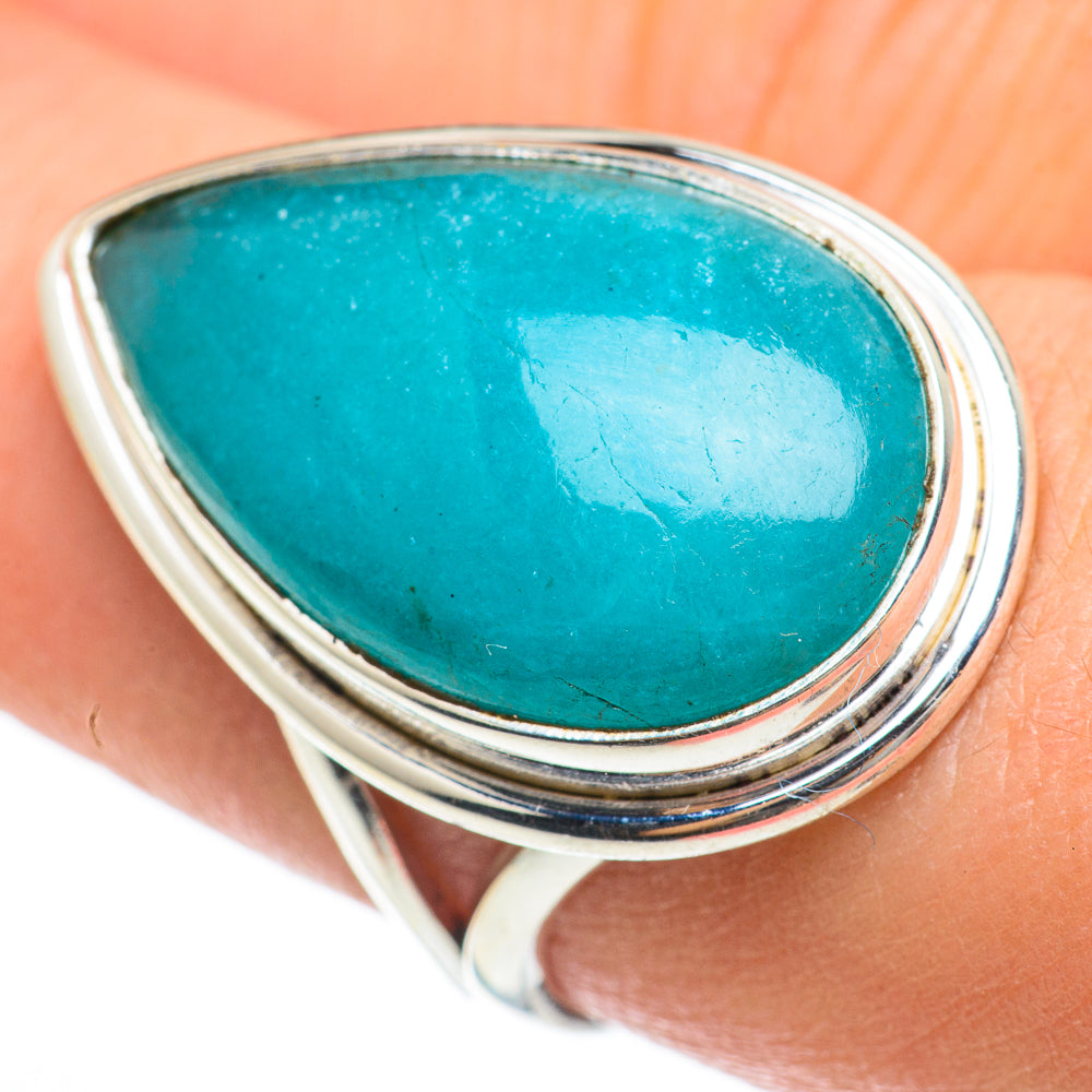 Larimar Rings handcrafted by Anasilvercos - RING60543