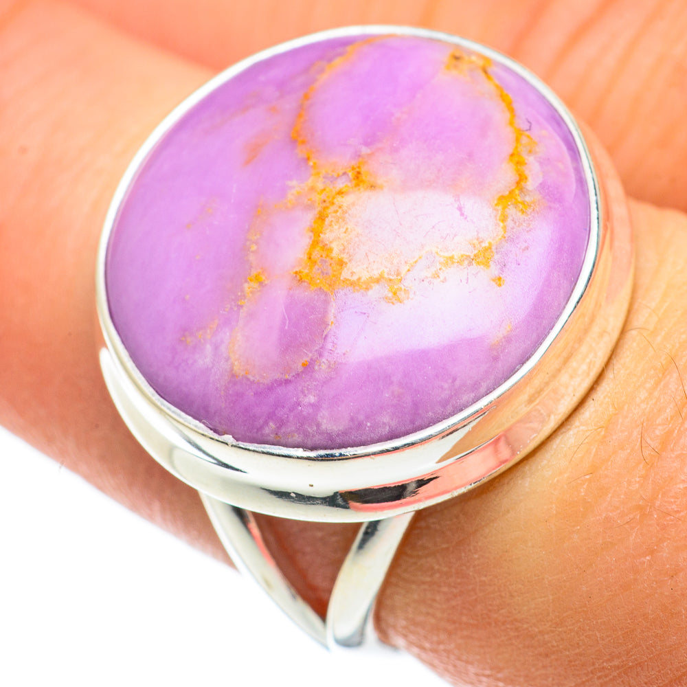 Phosphosiderite Rings handcrafted by Anasilvercos - RING60552