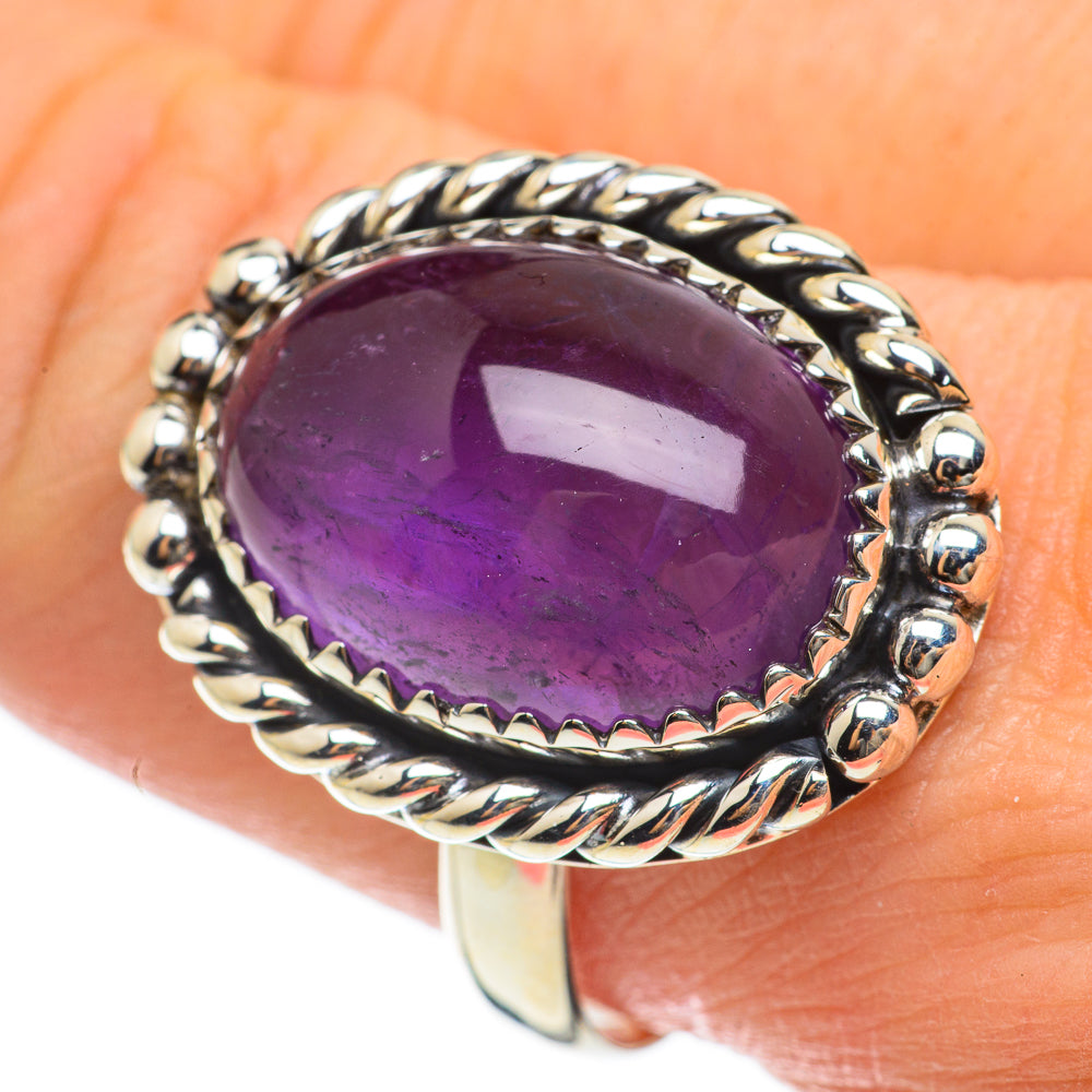Amethyst Rings handcrafted by Anasilvercos - RING60553